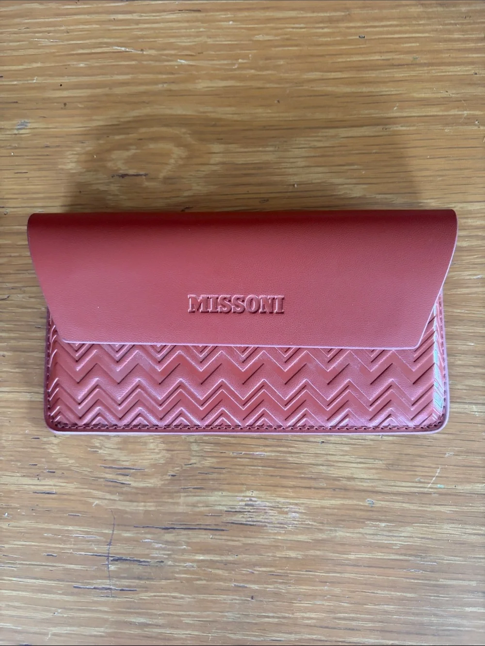 Missoni Eyeglass Case Brown Sunglasses Pouch Designer Optical Holder Italian
